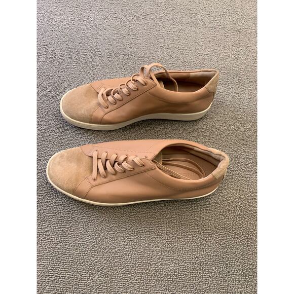 VINCE Women 7 Janna Suede Leather Low Top Lace Up Sneaker - Picture 11 of 15